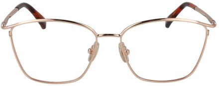 Max Mara Metalen Fietsbril Bruin - One Size