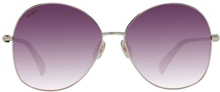 Max Mara Mm1372s Ronde Zonnebril Paars