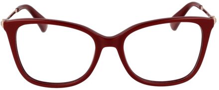 Max Mara Mm1393 Mode Bril Donkerrood