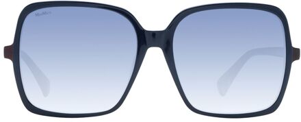 Max Mara Mm1410s Vierkante Zonnebril Navy