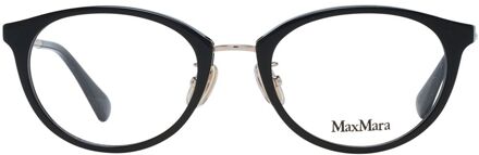 Max Mara Mm1430 Ronde Bril Zwart - One Size