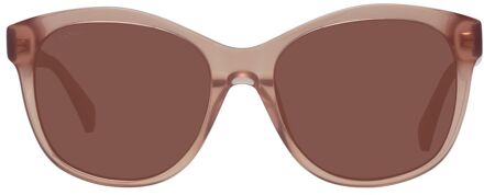 Max Mara Mm1440s Roze Zonnebril Bruin