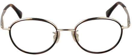 Max Mara Ovale Zonnebril Metalen Frame - maat Zwart