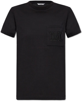 Max Mara Papaia T-shirt Max Mara , Black , Dames - Xl,L