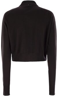 Max Mara Perseo - Wol Cardigan Donkergrijs - S