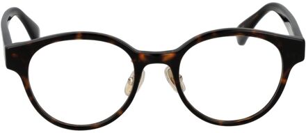 Max Mara Ronde Acetaat Oogglazen - maat Donker Bruin