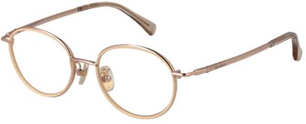 Max Mara Ronde Metalen Bril Bruin - One Size