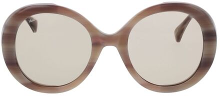 Max Mara Ronde Zonnebril - maat Bruin