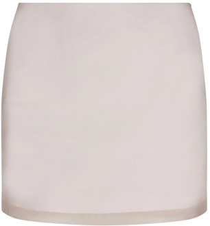 Max Mara Short Skirts Max Mara , White , Dames - Xs,2Xs