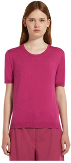 Max Mara Stijlvolle dames T-shirt Max Mara , Pink , Dames - L,Xs