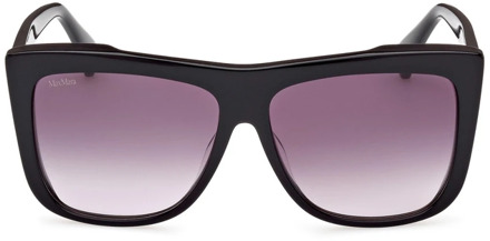 Max Mara Stijlvolle zonnebril voor vrouwen Max Mara , Black , Dames - 57 MM