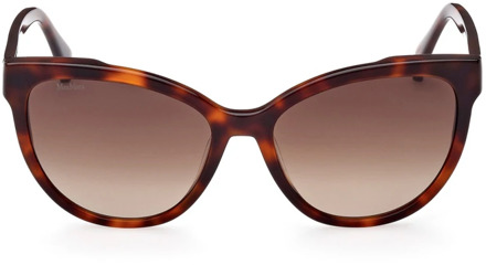 Max Mara Stijlvolle zonnebril voor vrouwen Max Mara , Brown , Dames - 57 MM
