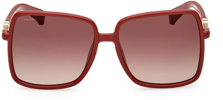 Max Mara Stijlvolle zonnebril voor vrouwen Max Mara , Red , Dames - 58 MM