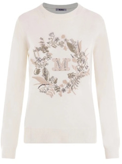 Max Mara Sweatshirts & Hoodies Max Mara , White , Dames - L,M