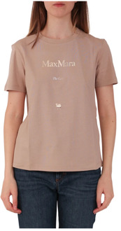 Max Mara T-Shirts Max Mara , Beige , Dames - S