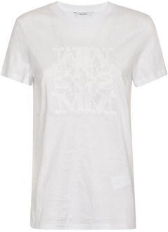 Max Mara T-Shirts Max Mara , White , Dames - L,M,S,Xs