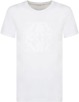 Max Mara T-Shirts Max Mara , White , Dames - L,M,S,Xs