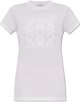 Max Mara ‘Taverna’ T-shirt Max Mara , White , Dames - Xl,L,M,S,Xs