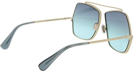 Max Mara Turquoise Metalen Zonnebril - maat