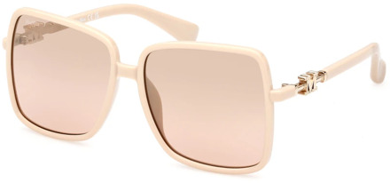 Max Mara Verhoog je stijl met stijlvolle zonnebrillen Max Mara , Pink , Dames - 58 MM