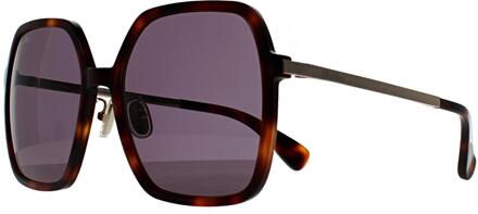 Max Mara Vierkant Dames Donker Havana Rook Grijs MM0059-D - maat Bruin