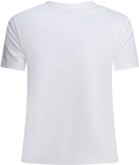 Max Mara Witte Katoenen T-shirt - maat S