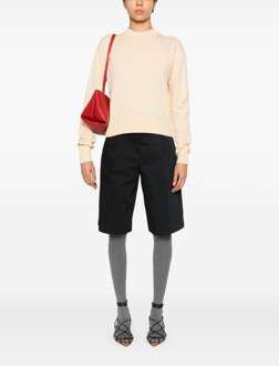 Max Mara Wollen Crewneck Sweater - maat M Oranje