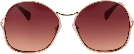 Max Mara Zonnebril MM0005 28F 60 Roségoud