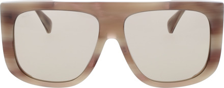 Max Mara Zonnebril MM0073 20E 60 Crème - One Size