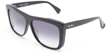Max Mara Zwarte zonnebril met originele accessoires Max Mara , Black , Dames - 57 MM