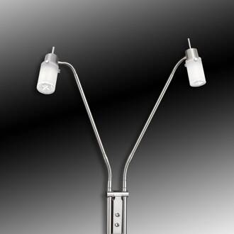 Max - Vloerlamp met flexarm - 2 lichts - H 1630 mm - staal