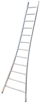 Maxall Ladder enkel uitgebogen 1x20 sporten Aluminium