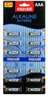 Maxell LR03/AAA batterijen - 12 stuks.