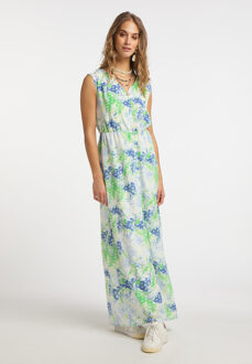 Maxi Dress met Allover Print gaya - maat Veelkleurig