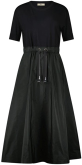 Maxi Dresses Herno , Black , Dames - 3Xs,2Xs,4Xs