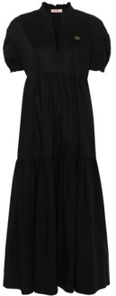 Maxi Dresses Twinset , Black , Dames - S,2Xs