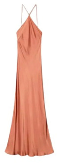 Maxi Dresses Twinset , Red , Dames - S