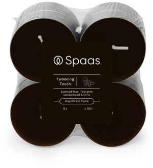 Maxi Geurtheelichten Blokverpakking X8 10u - Twinkling Touch