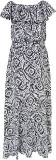 Maxi-jurk met print Dames zwart - S