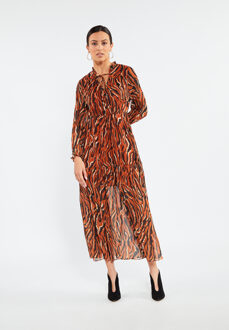Maxi jurk sookie Dames oranje - maat