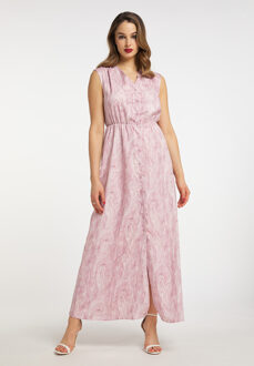 maxi jurk tylin - maat Roze