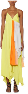 Maxi -jurken Unravel Project , Yellow , Dames - M,S