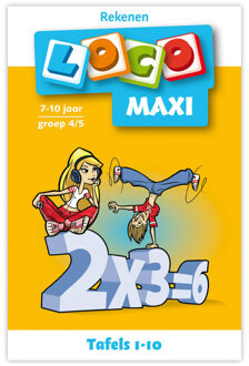 Maxi Loco / Tafels 1-10 - Boek Noordhoff Uitgevers B.V. (9001500110)