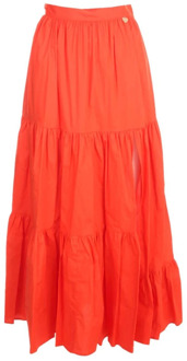 Maxi-rok Twinset , Red , Dames - M,S,Xs