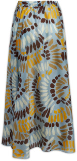 Maxi Skirts Jucca , Multicolor , Dames - XS
