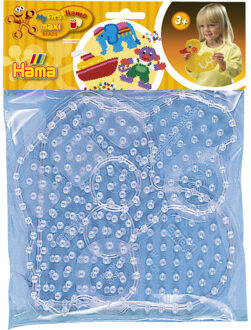 Maxi Strijkkralen Grondplaat Hama Auto + Hart