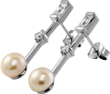 'Maxime' Dames 925 Sterling Zilveren Oorbellen - Zilver ZO-7514