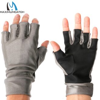 Maximumcatch Een Paar Uv Vingerloze Vliegvissen Handschoenen Outdoor Vissen Handschoenen
