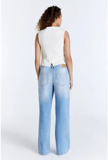 Maxine wide leg jeans light blue Blauw - 28-32
