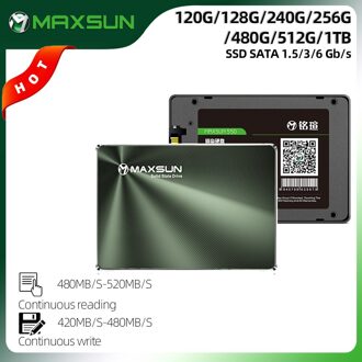 Maxsun Volledige Ssd 240Gb 480Gb Laptop Interne Solid State Drives Desktop 120Gb 128Gb 256Gb 520 Mb/s 1Tb Harde Schijf Schijf Sata